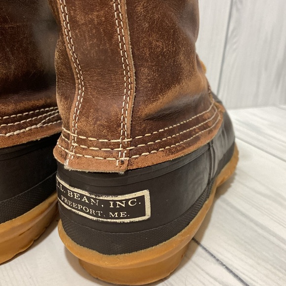 Vintage LL Bean Wool Lined Bean Boots - Picture 7 of 8